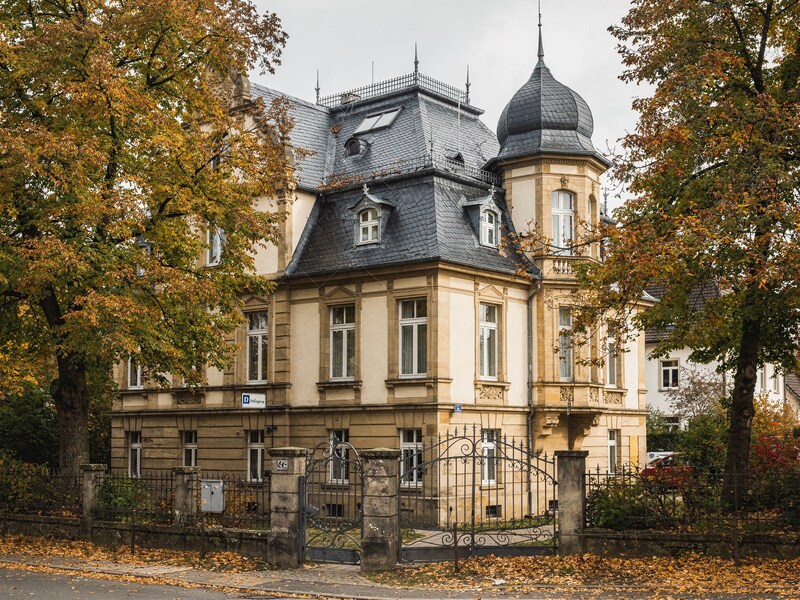 Schieferdeckung historisches Gebäude Bergstraße