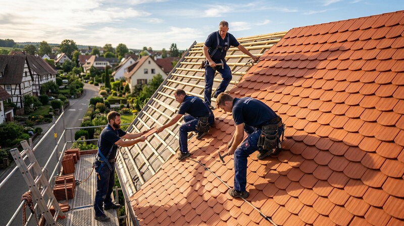 Elektriker bei der Arbeit